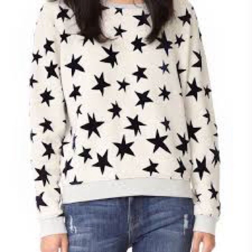 Scotch & Soda Size 2 Medium Gray Stars Sweatshirt